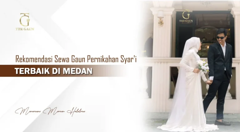 gaun pernikahan syar'i